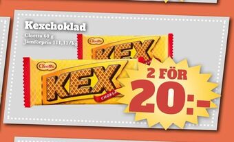Bonum Matmarknad Kexchoklad erbjuda