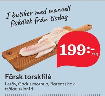 Hemköp Färsk torskfilé erbjuda