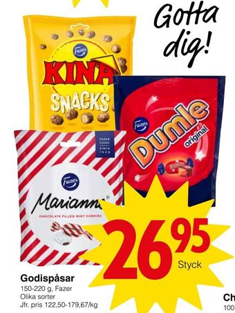Matöppet Godispåsar erbjuda