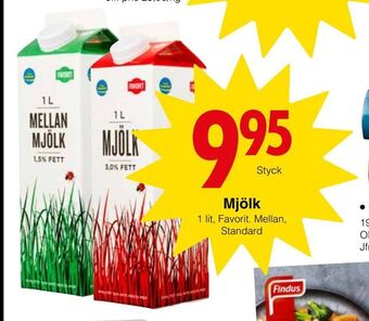 Matöppet Mjölk erbjuda