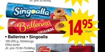 Matöppet Ballerina • singoalla erbjuda