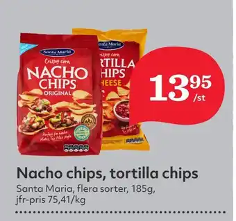 Hemköp Nacho chips, tortilla chips erbjuda