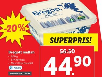 Lidl Bregott Mellan erbjuda