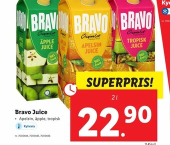 Lidl Bravo Juice erbjuda