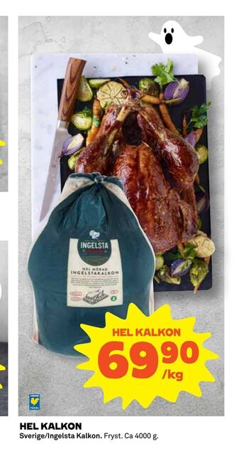 Coop Extra Hel kalkon erbjuda