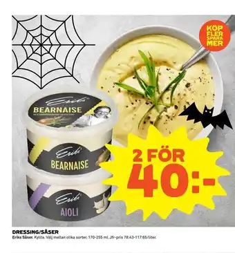 Coop Extra Dressing/såser erbjuda