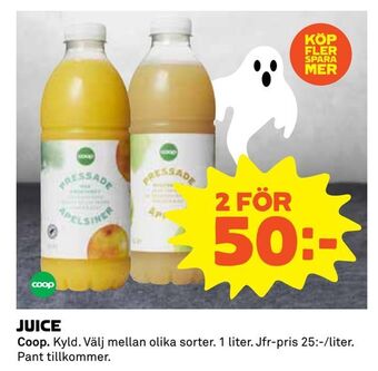 Coop Extra Juice erbjuda