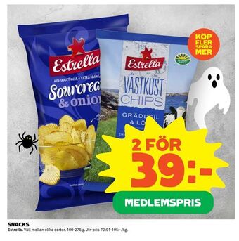 Coop Extra Snacks erbjuda