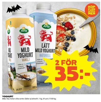 Coop Extra Yoghurt erbjuda