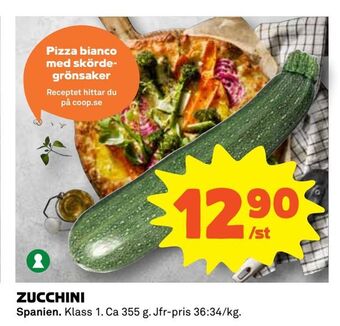 Coop Extra Zucchini erbjuda