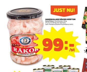 Coop Forum Handskalade räkor/kräftor erbjuda