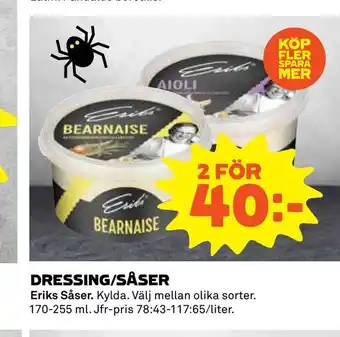 Coop Konsum Dressing/såser erbjuda