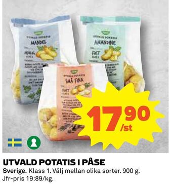 Coop Daglivs Utvald potatis i påse erbjuda
