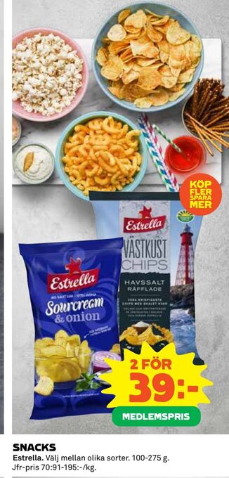 Coop Daglivs Snacks erbjuda