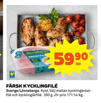 Coop Daglivs Färsk kycklingfilé erbjuda