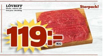 Din Mat Lövbiff erbjuda