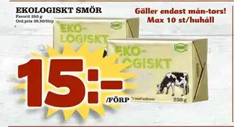Ekologiskt smör