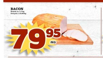 Din Mat Bacon erbjuda