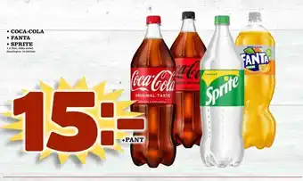 Din Mat Coca-cola, fanta, sprite erbjuda