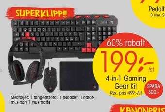 EKO 4-in-1 gaming gear kit erbjuda