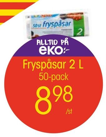 EKO Fryspåsar 2 l erbjuda