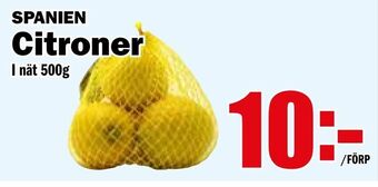 Matdax Citroner erbjuda
