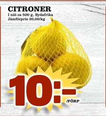 Matvärlden Tensta Citroner erbjuda