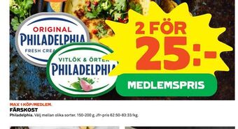 Coop Extra Färskost erbjuda