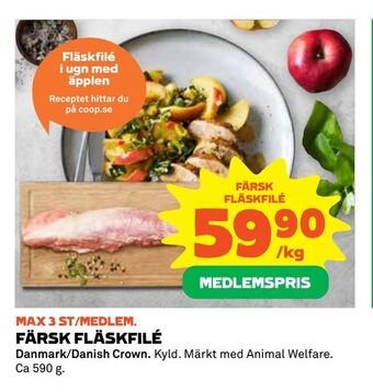 Coop Extra Färsk fläskfilé erbjuda
