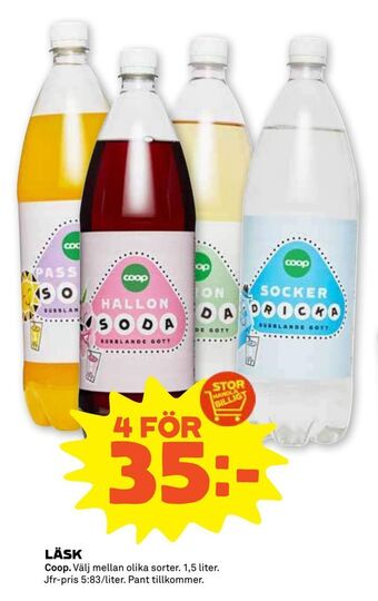 Coop Forum Läsk erbjuda