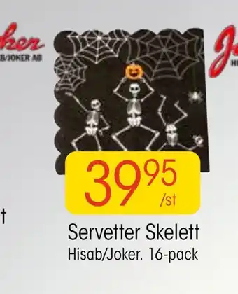 Servetter skelett