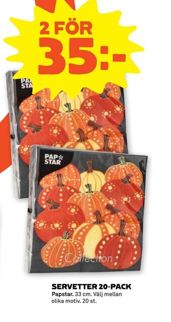 Servetter 20-pack