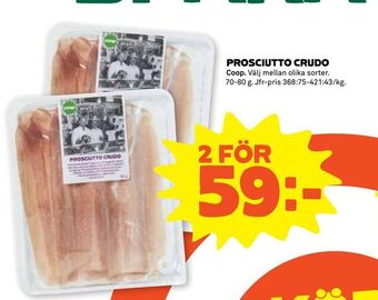 Stora Coop Prosciutto crudo erbjuda