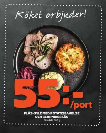 Coop Forum Fläskfilé med potatisbakelse och bearnaisesås erbjuda