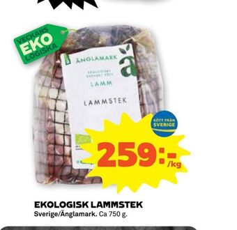Stora Coop Ekologisk lammstek erbjuda