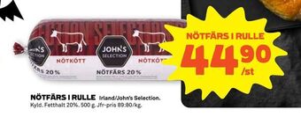 Stora Coop Nötfärs i rulle erbjuda