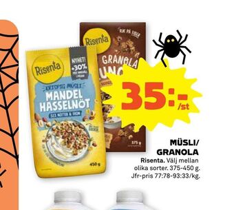 Stora Coop Müsli/ granola erbjuda