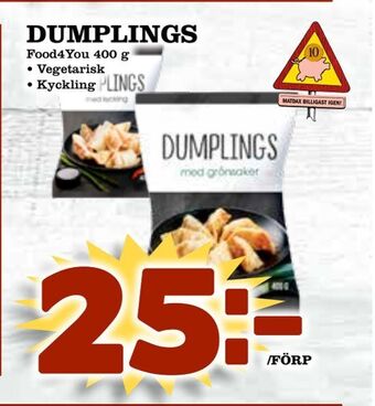 Matdax Dumplings erbjuda