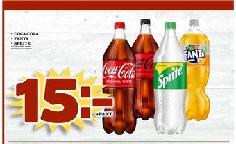 Nya Pulsen Coca-cola fanta sprite erbjuda