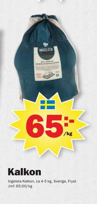 Pekås Kalkon erbjuda