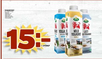 Supergrossen Yoghurt erbjuda