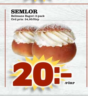 Supergrossen Semlor erbjuda