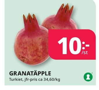 Tempo Granatäpple erbjuda