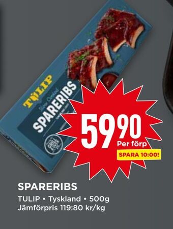Willys Spareribs erbjuda