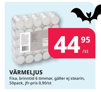Tempo Värmeljus erbjuda