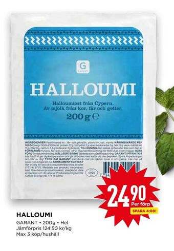 Willys Halloumi erbjuda