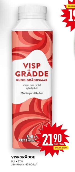 Willys Vispgrädde erbjuda