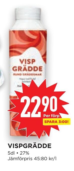 Willys Hemma Vispgrädde erbjuda