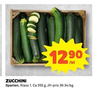Coop Zucchini erbjuda