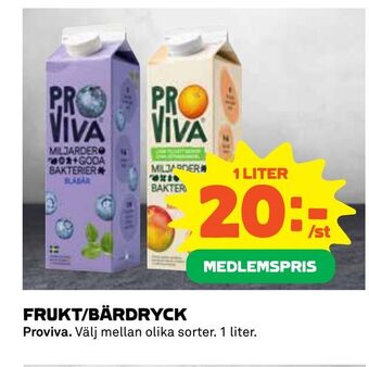 Coop Frukt/bärdryck erbjuda
